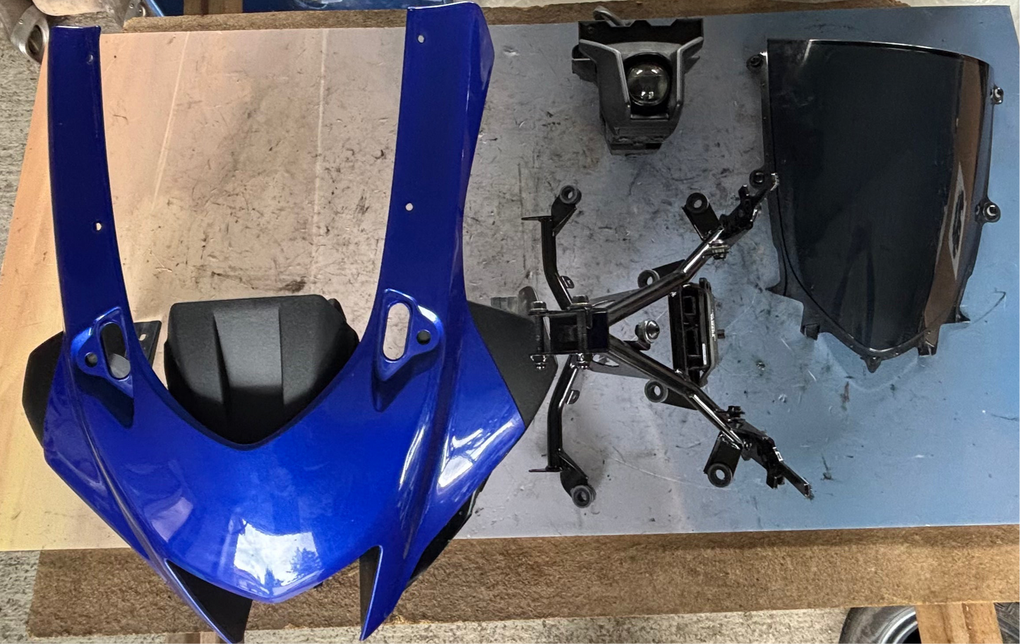 Tête de fourche optique Yamaha r7 2021-2024