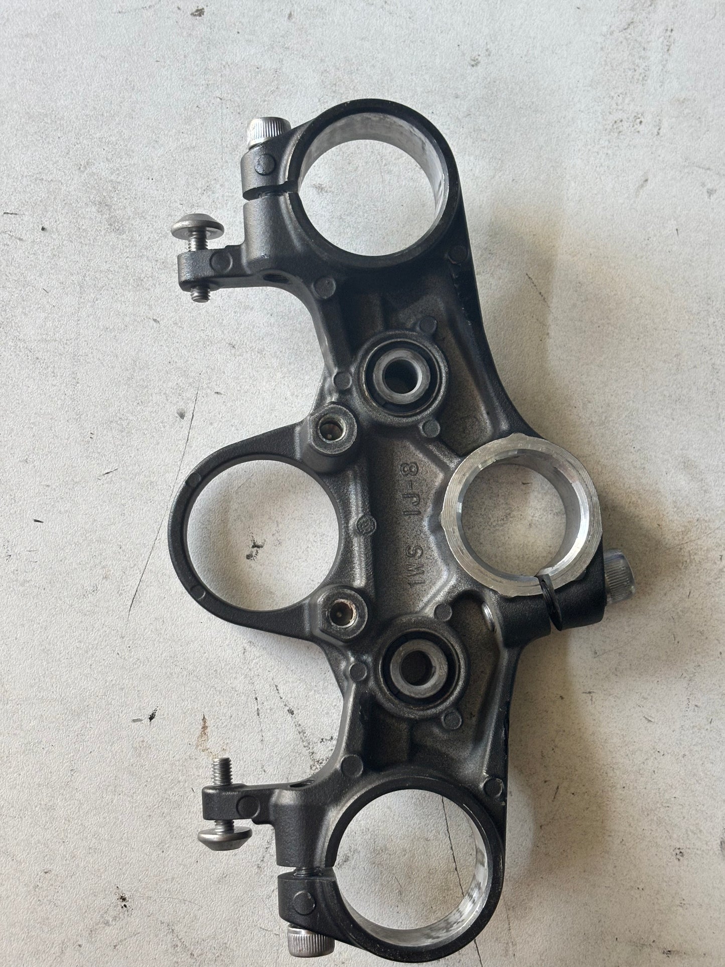 Té de fourche supérieur et inférieur yamaha mt07 2014 à 2020