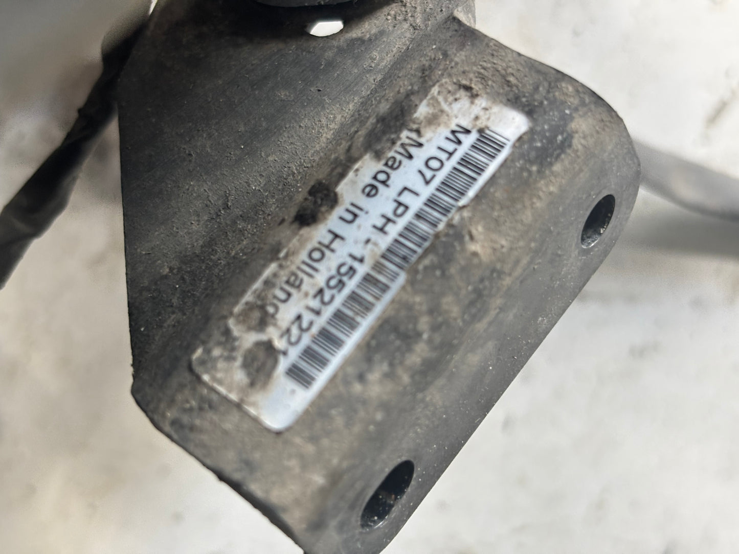 Support de plaque immatriculation court Yamaha mt07 2014 à 2020