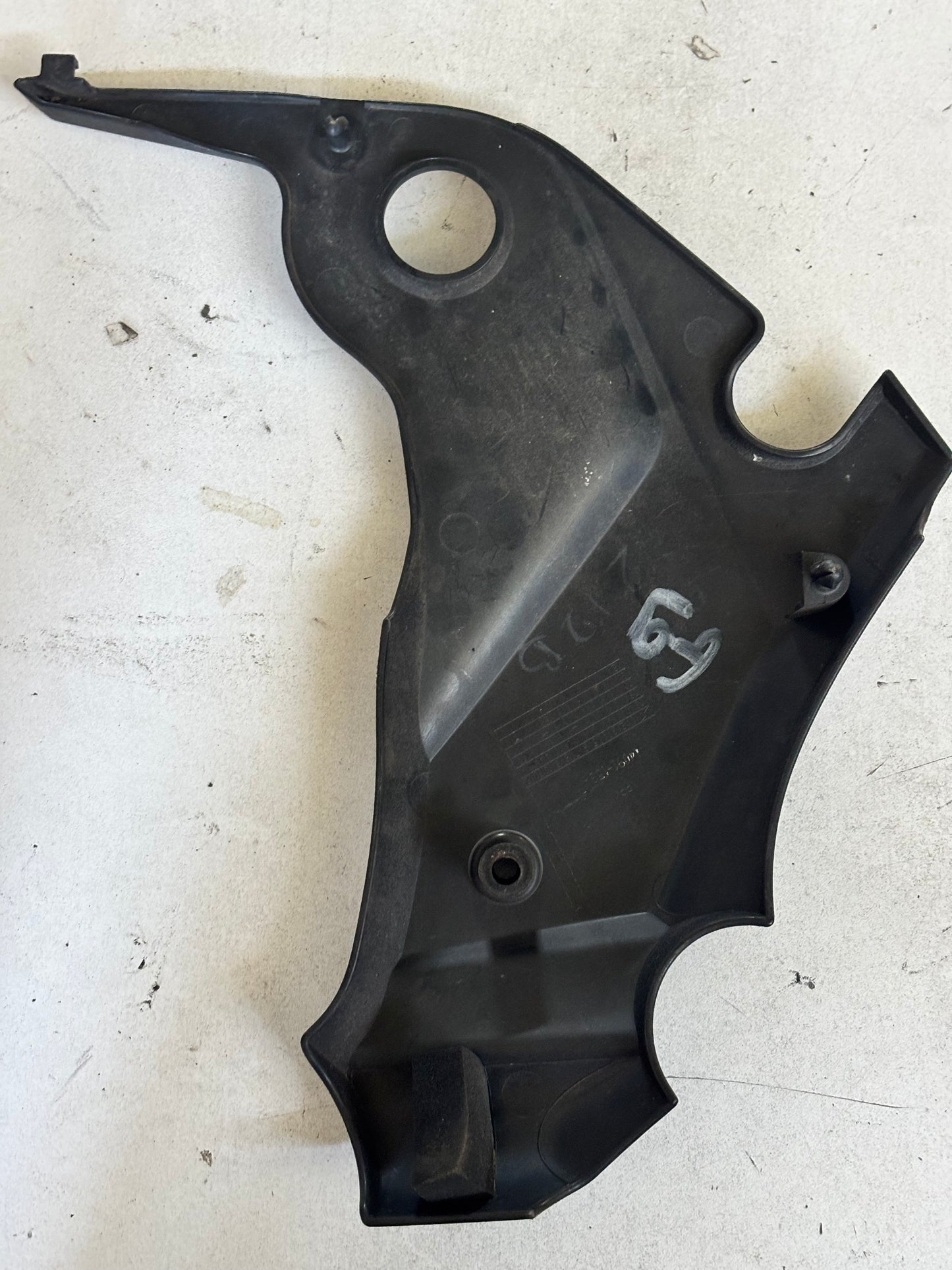Protection cadre gauche Kawasaki Er6n Er6F 2009/2011