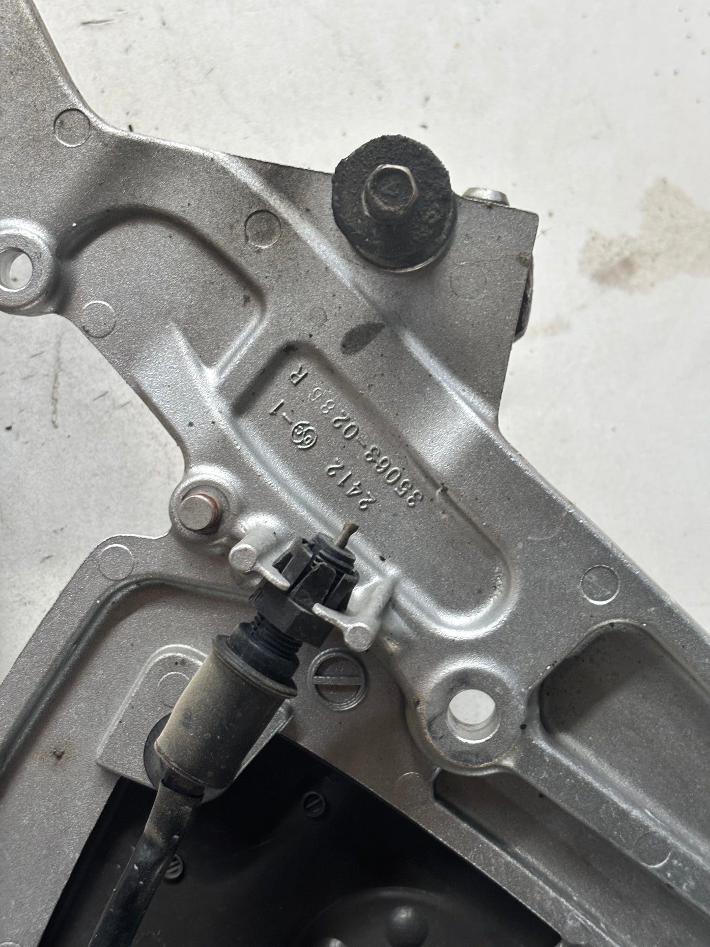 Rechte Fußrastenplatte Kawasaki Er6n er6f 2005/2008
