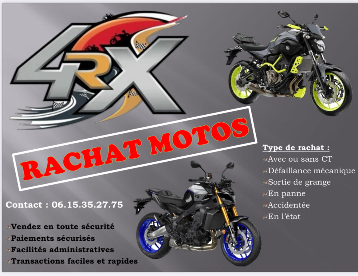 Rachat de votre moto en l’état