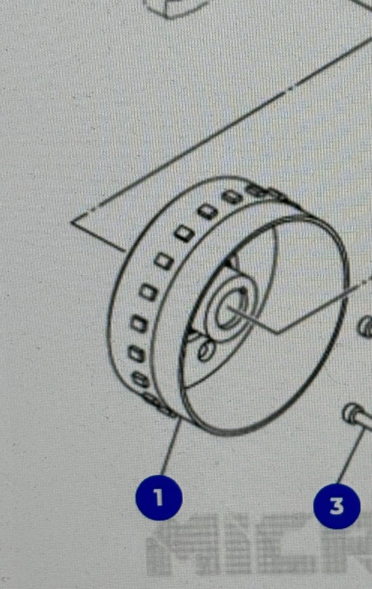 Rotor Yamaha MT 09 / Tracer 900/ XSR 900 Pièce OEM 1RC814500100 NEUF