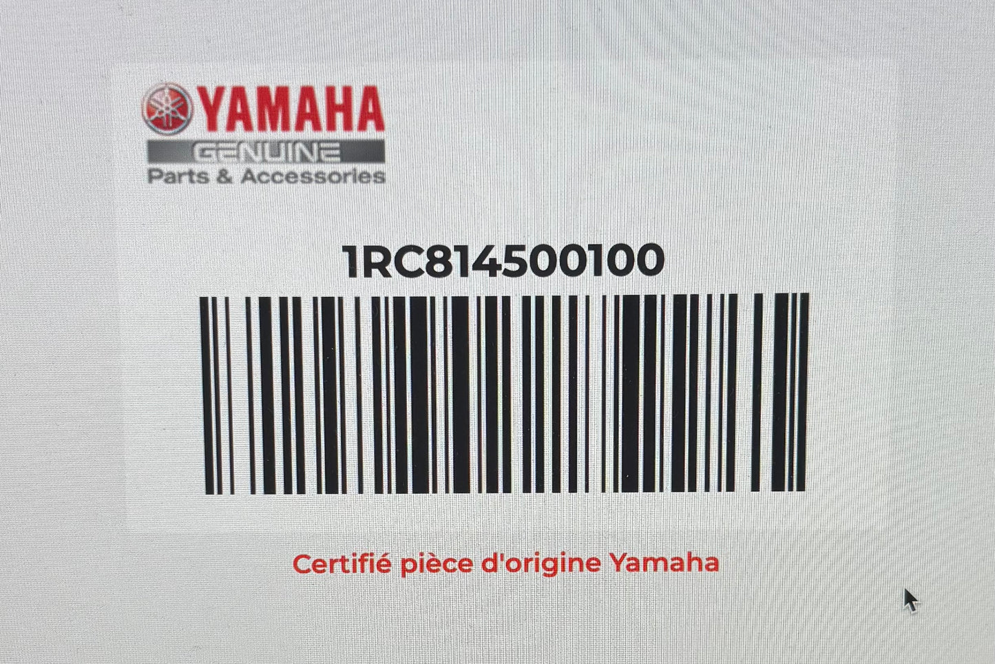 Rotor Yamaha MT 09 / Tracer 900/ XSR 900 Pièce OEM 1RC814500100 NEUF