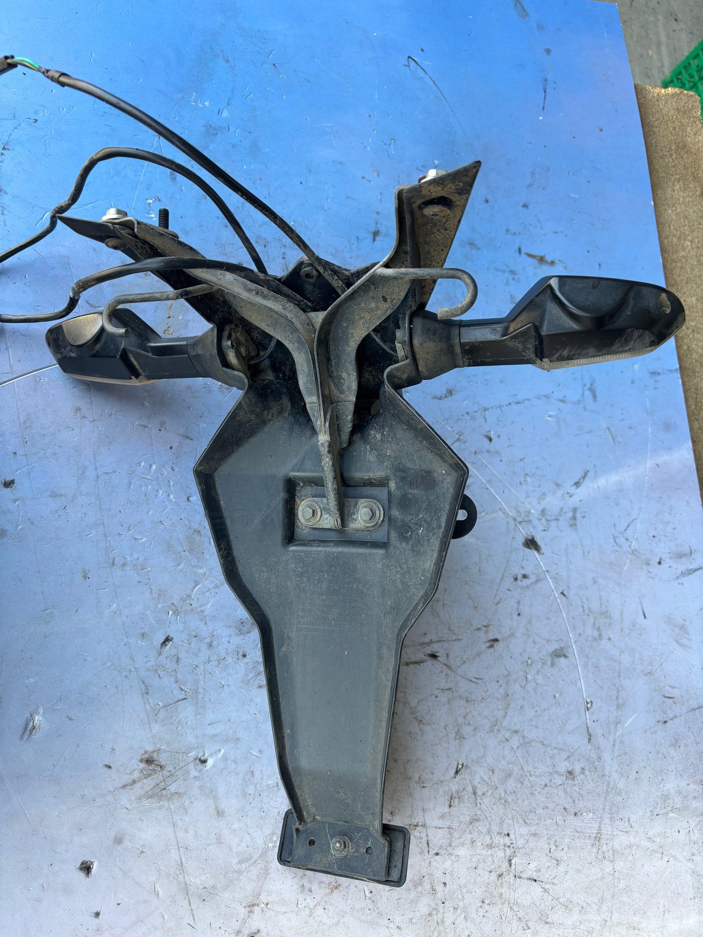 Garde boue support plaque immatriculation Kawasaki Er6F er6n 2009/2011