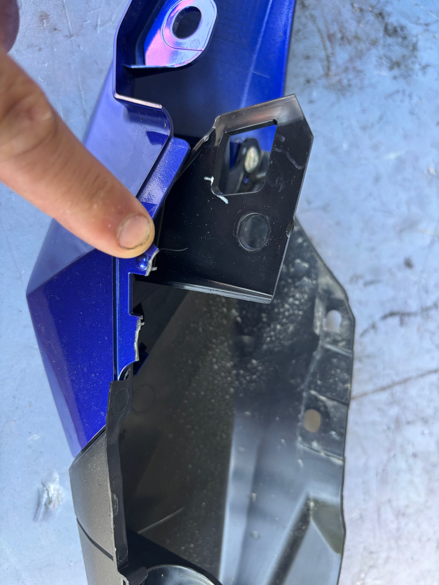 Carénage arrière gauche yamaha mt 07 mt07 2025