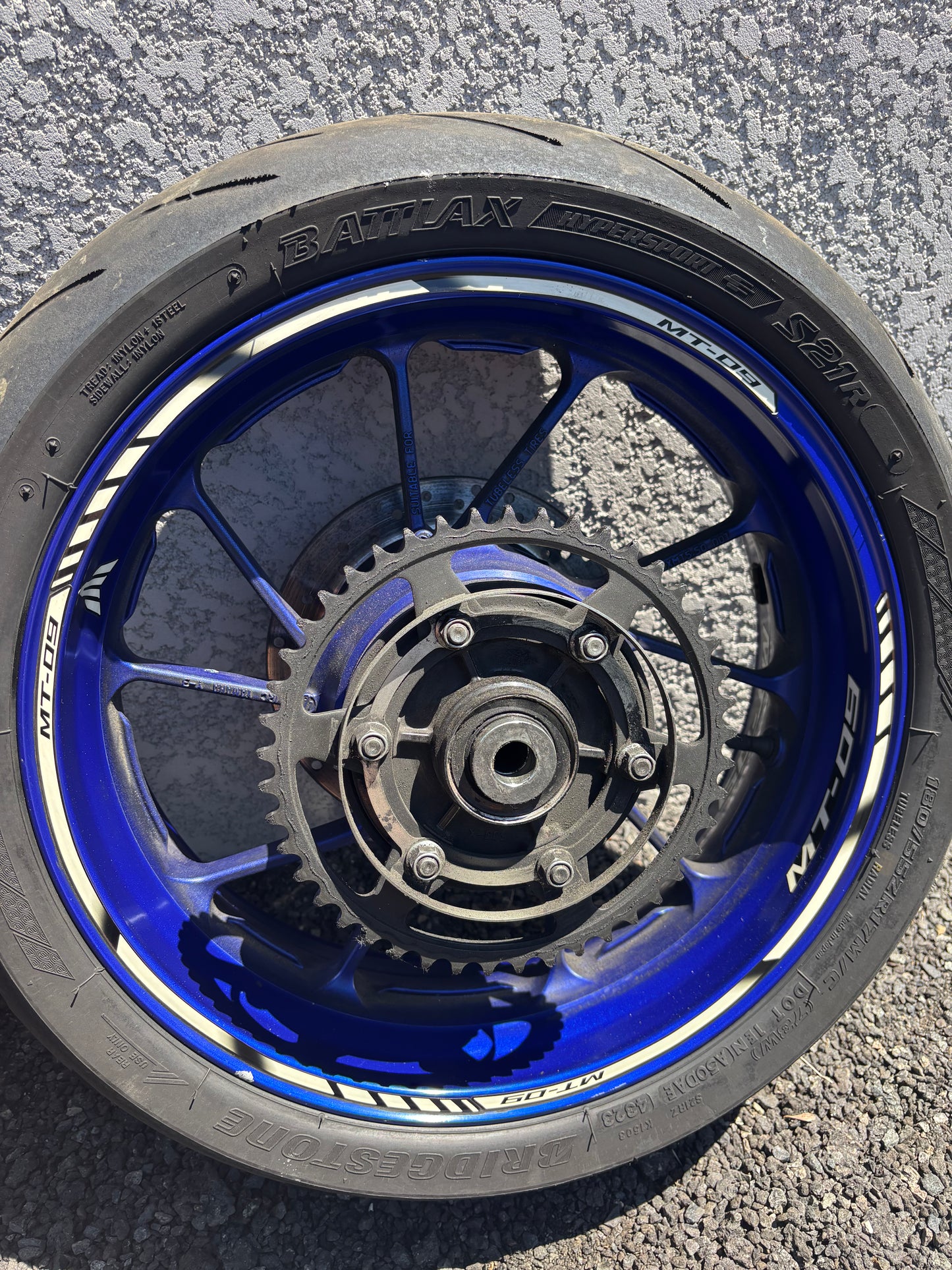 Roue jante disque avant arrière ABS Yamaha mt09 2013-2020