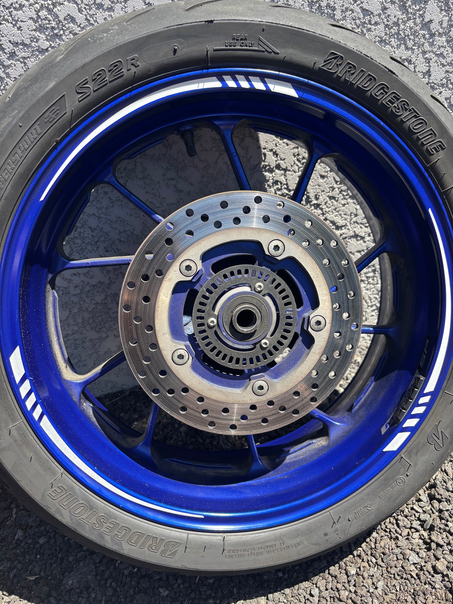 Roue jante disque avant arrière Yamaha mt09 SP 2013-2020 abs