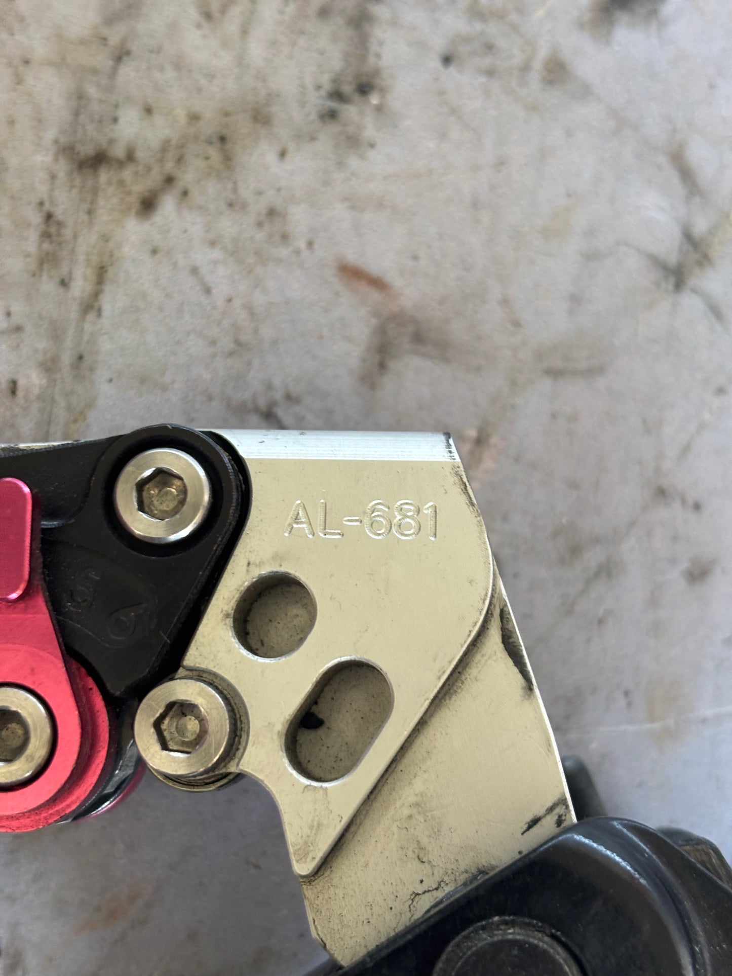 Levier repliable BIHR alu anodisé frein et embrayage Kawasaki zx6r 2009/2012