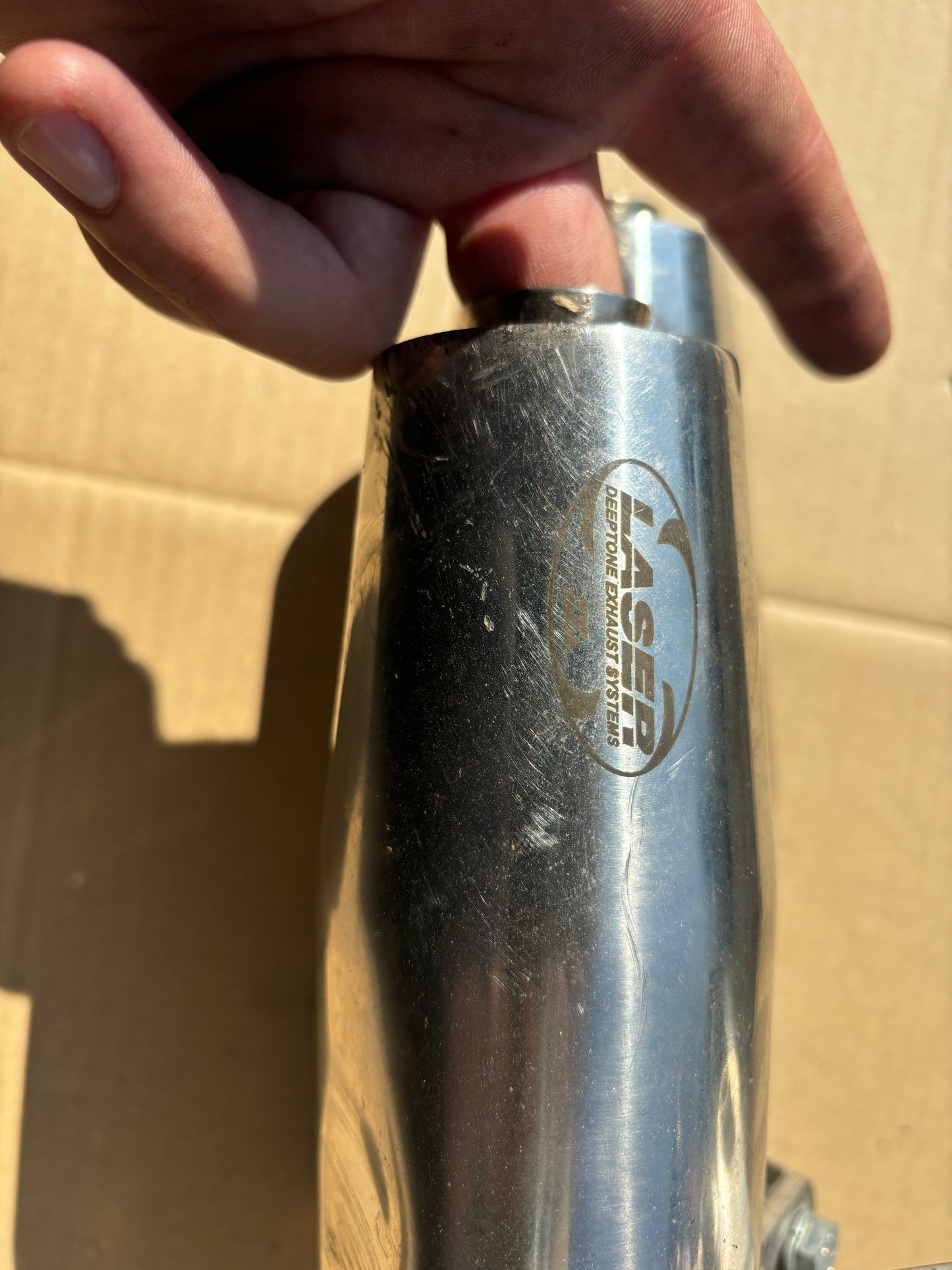 Kawasaki Er6n er6f 2005/2008 Laser Xtrem Auspuffschalldämpfer