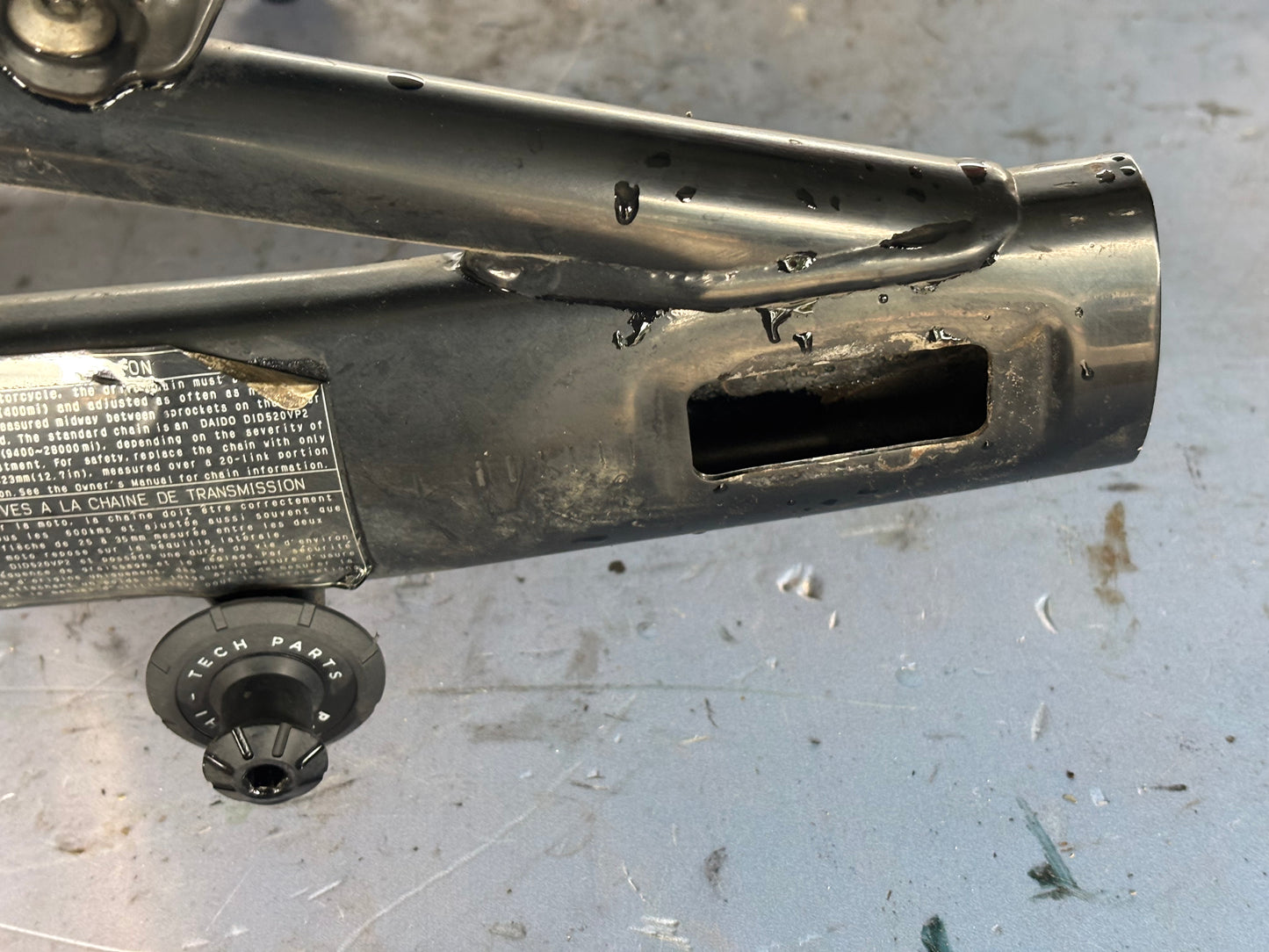 Bras oscillant Kawasaki Er6 N er6f 2009/2011