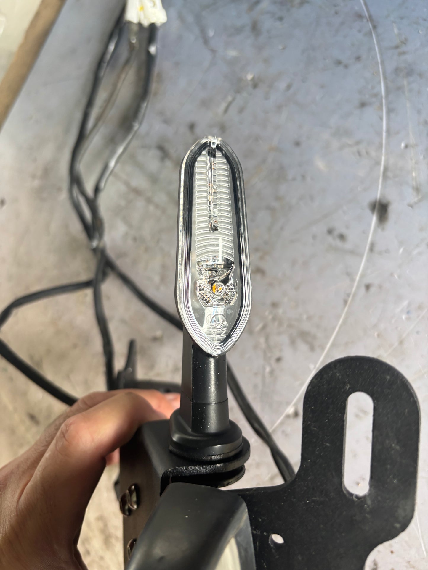 Support plaque court yamaha tracer 700 2020-2024