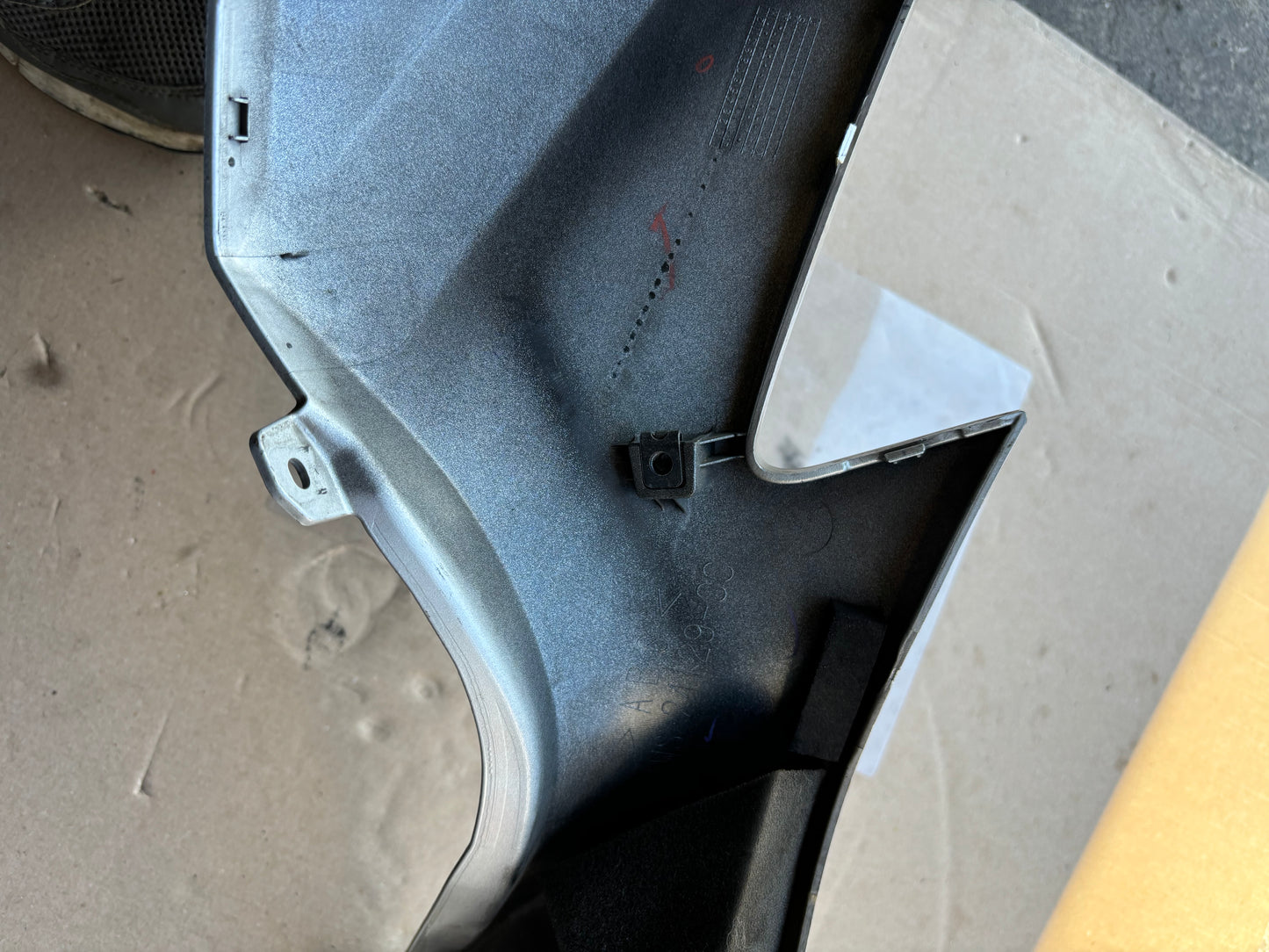 Linke graue Tankverkleidung Yamaha Mt07 2014/2017