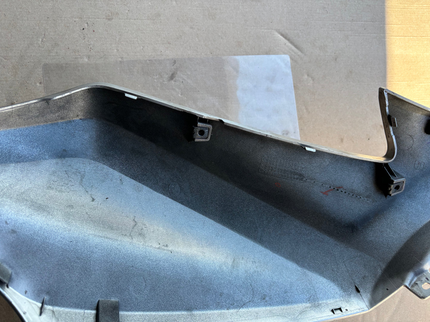 Linke graue Tankverkleidung Yamaha Mt07 2014/2017
