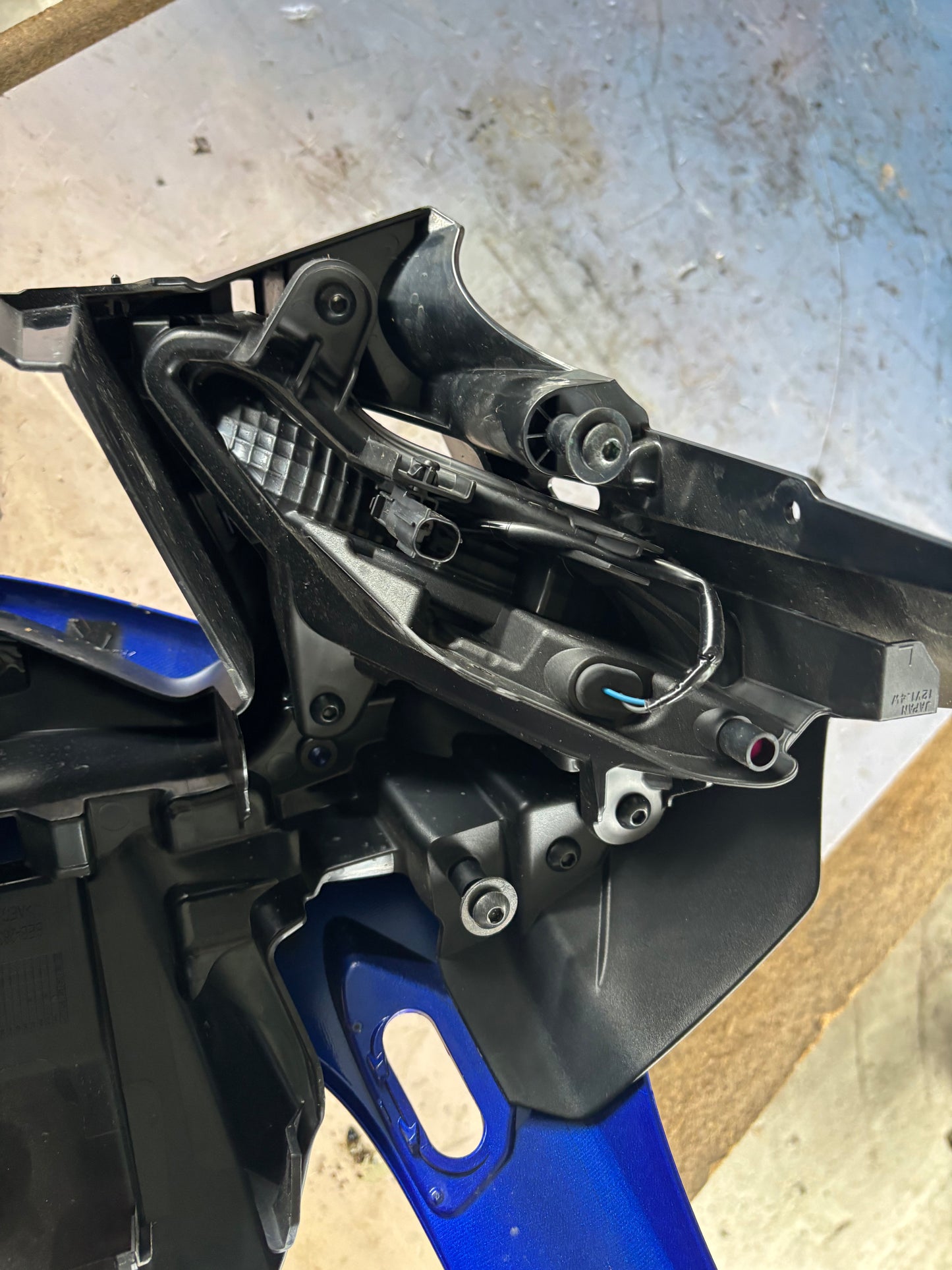 Tête de fourche optique Yamaha r7 2021-2024