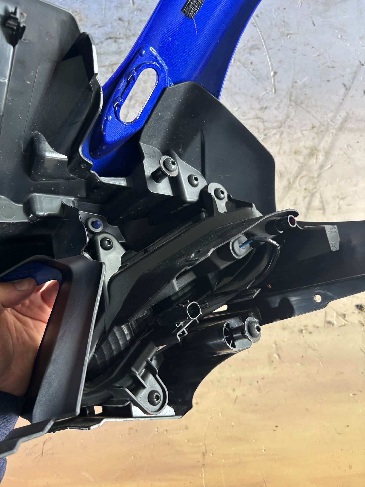 Tête de fourche optique Yamaha r7 2021-2024