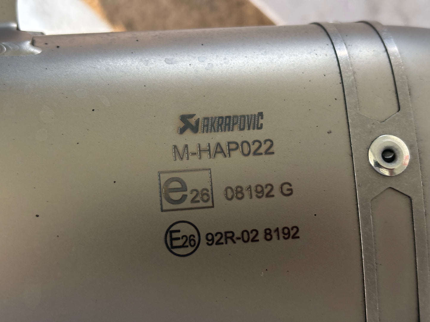Ligne akrapovic S-Y7R11-HAPT Yamaha r7 2021-2024