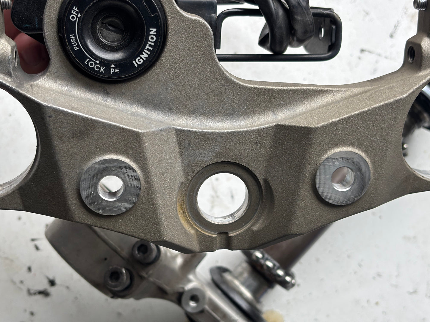Té de fourche inférieur et supérieur complet yamaha mt09 2013/2016