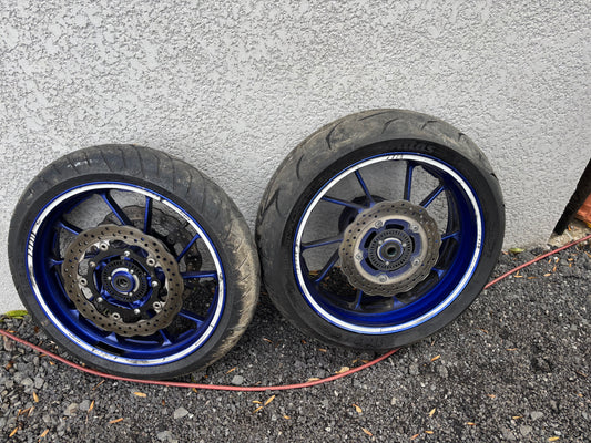 Pack roue avant arrière ABS yamaha mt 07 mt-07 2014/2020