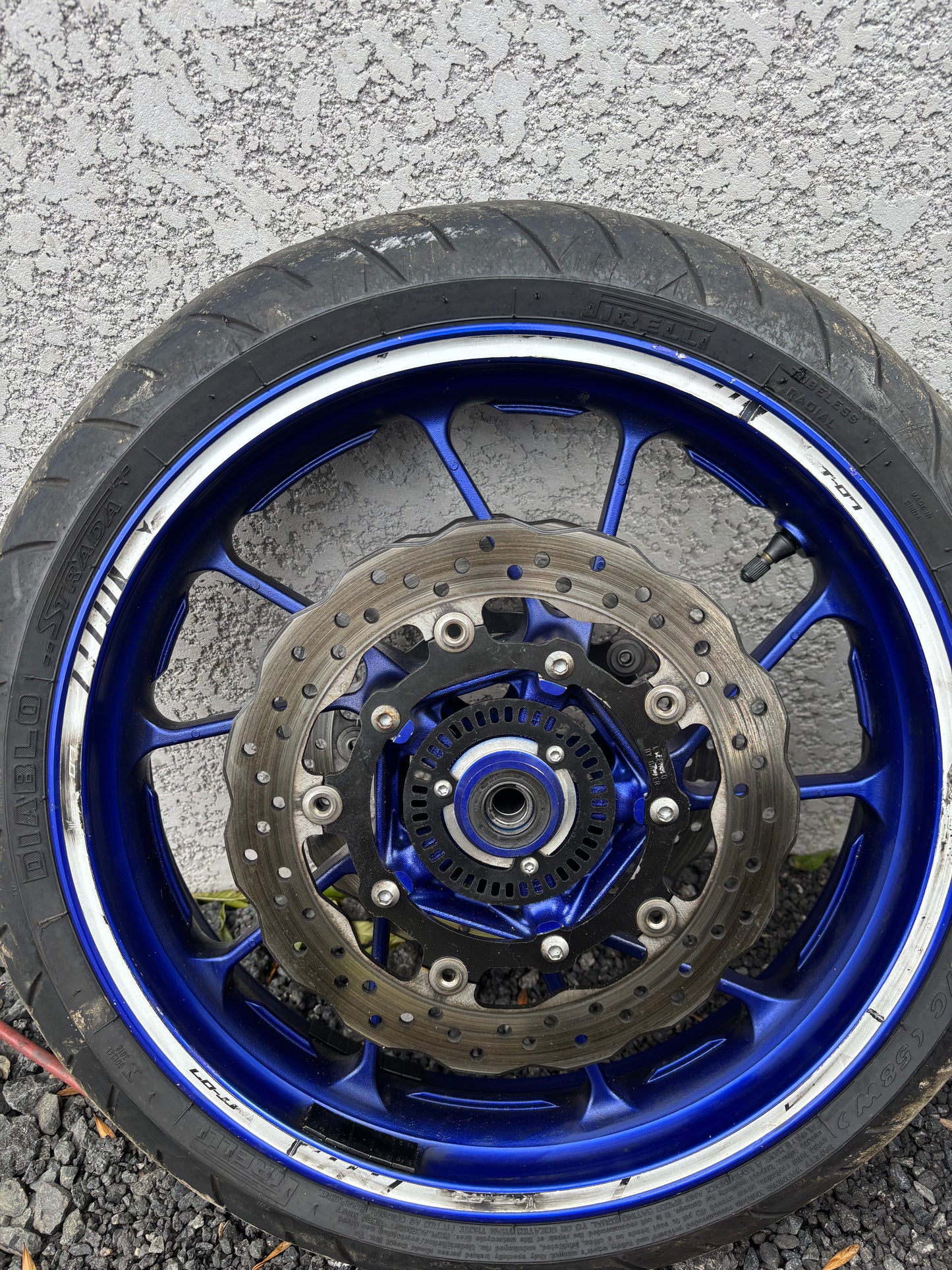 Pack roue avant arrière ABS yamaha mt 07 mt-07 2014/2020