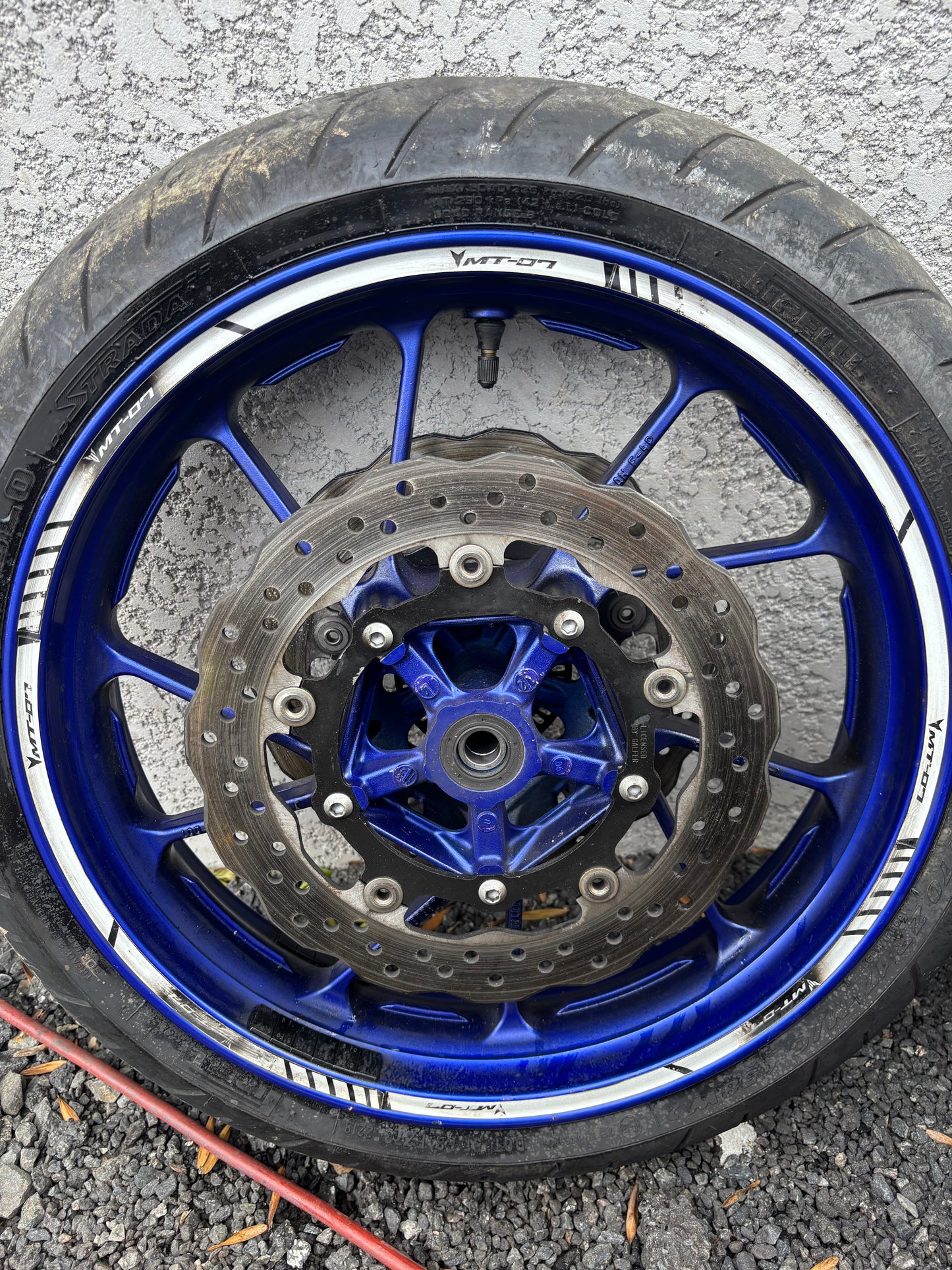 Pack roue avant arrière ABS yamaha mt 07 mt-07 2014/2020