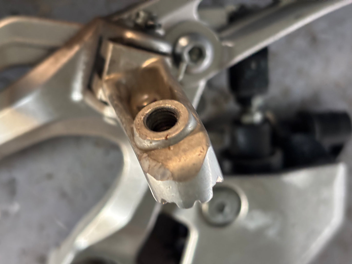 Platine conducteur droite de frein complète Yamaha MT 09 2013/2020