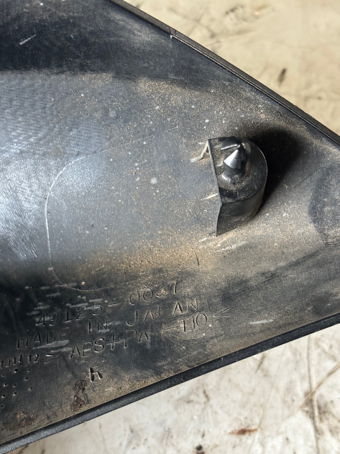 Écope droite avec clignotant Kawasaki Er6N 2005/2008