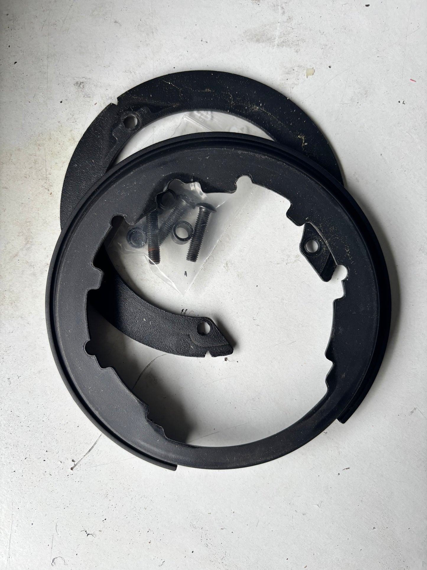 Anneau flasque fixation sacoche GIVI Kawasaki Er6n er6f 2005/2008