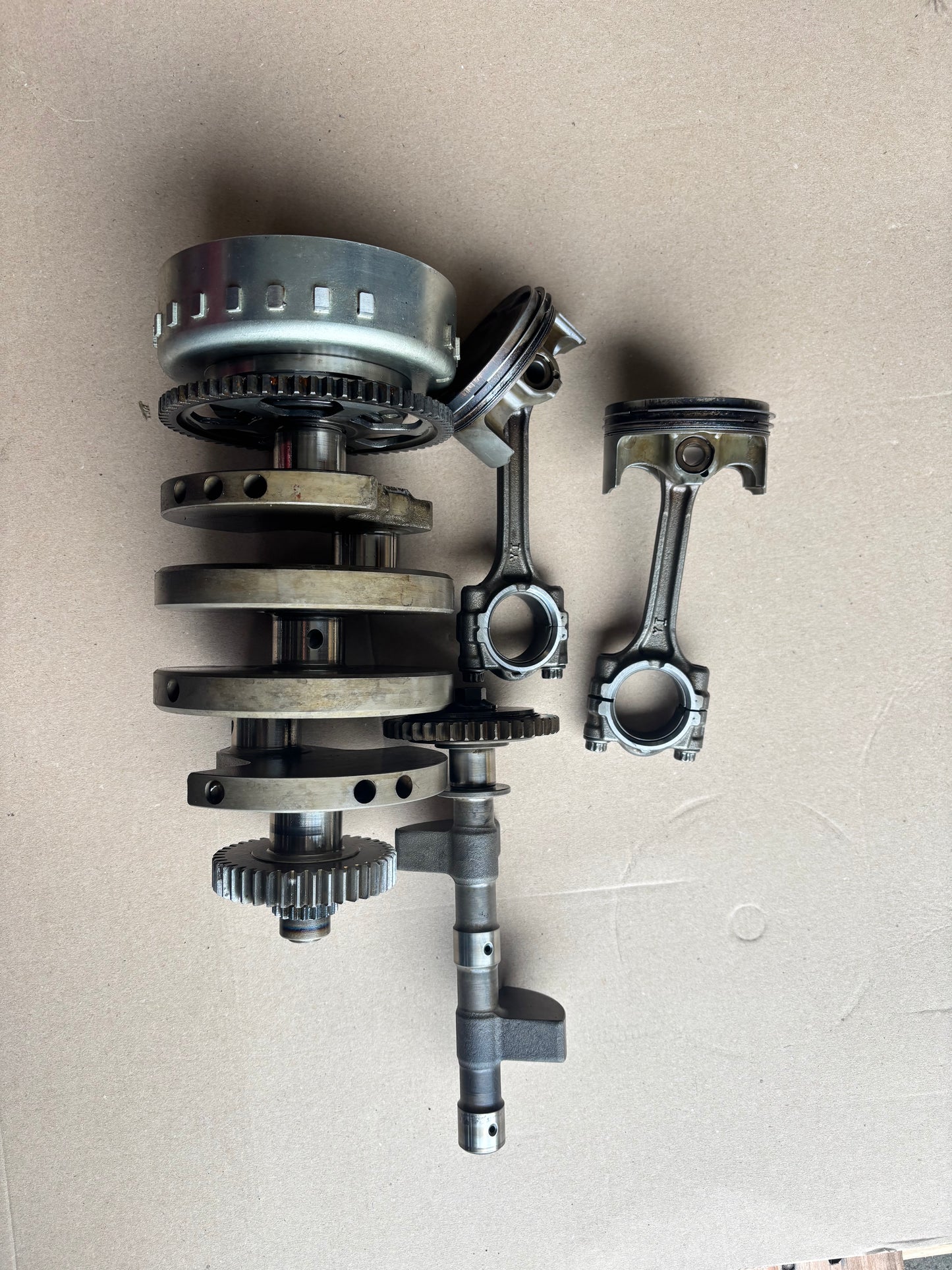 Vilebrequin / bielle / piston yamaha mt 07 2014-2024