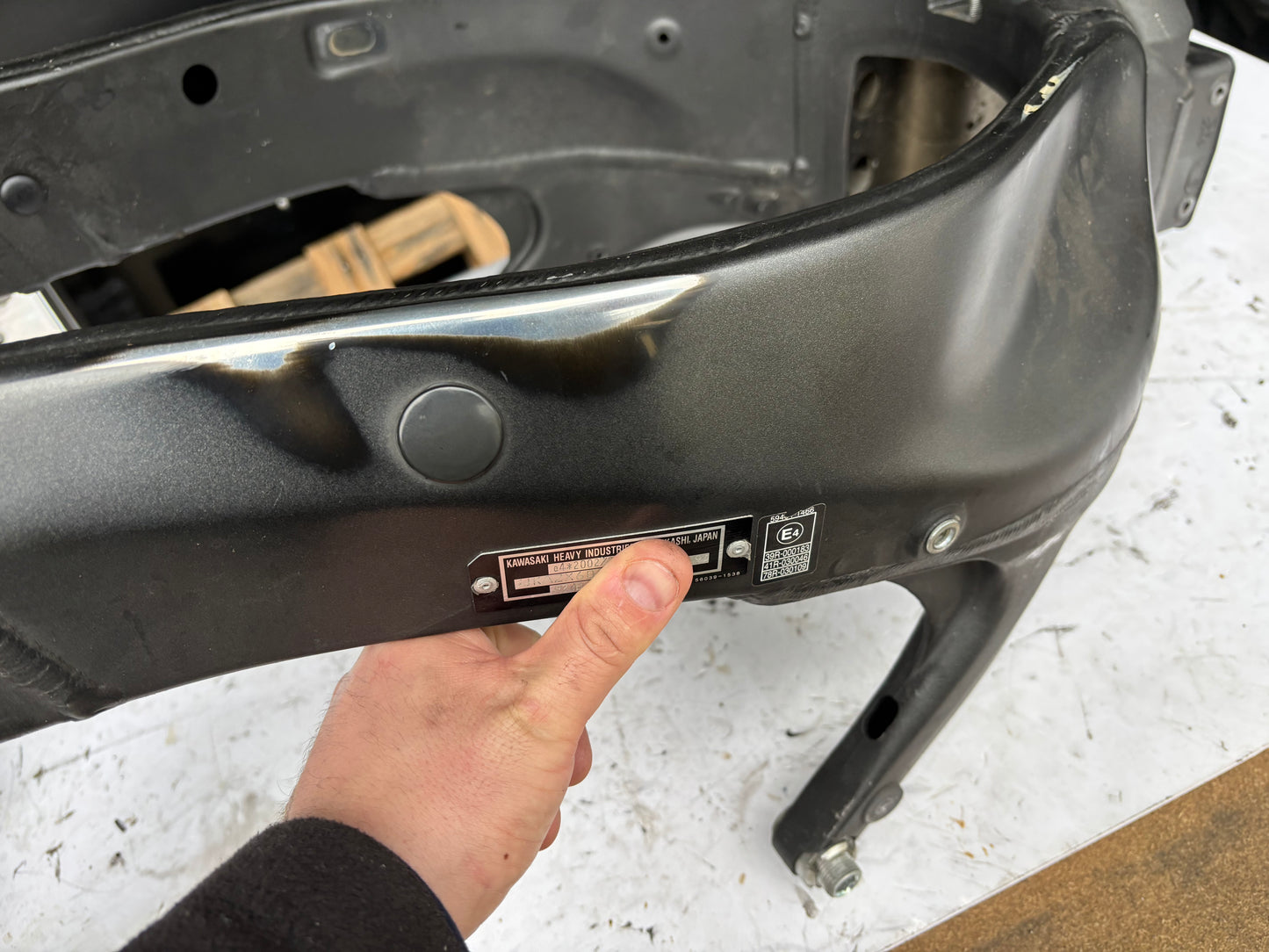 Cadre Kawasaki zx6r 2009/2012