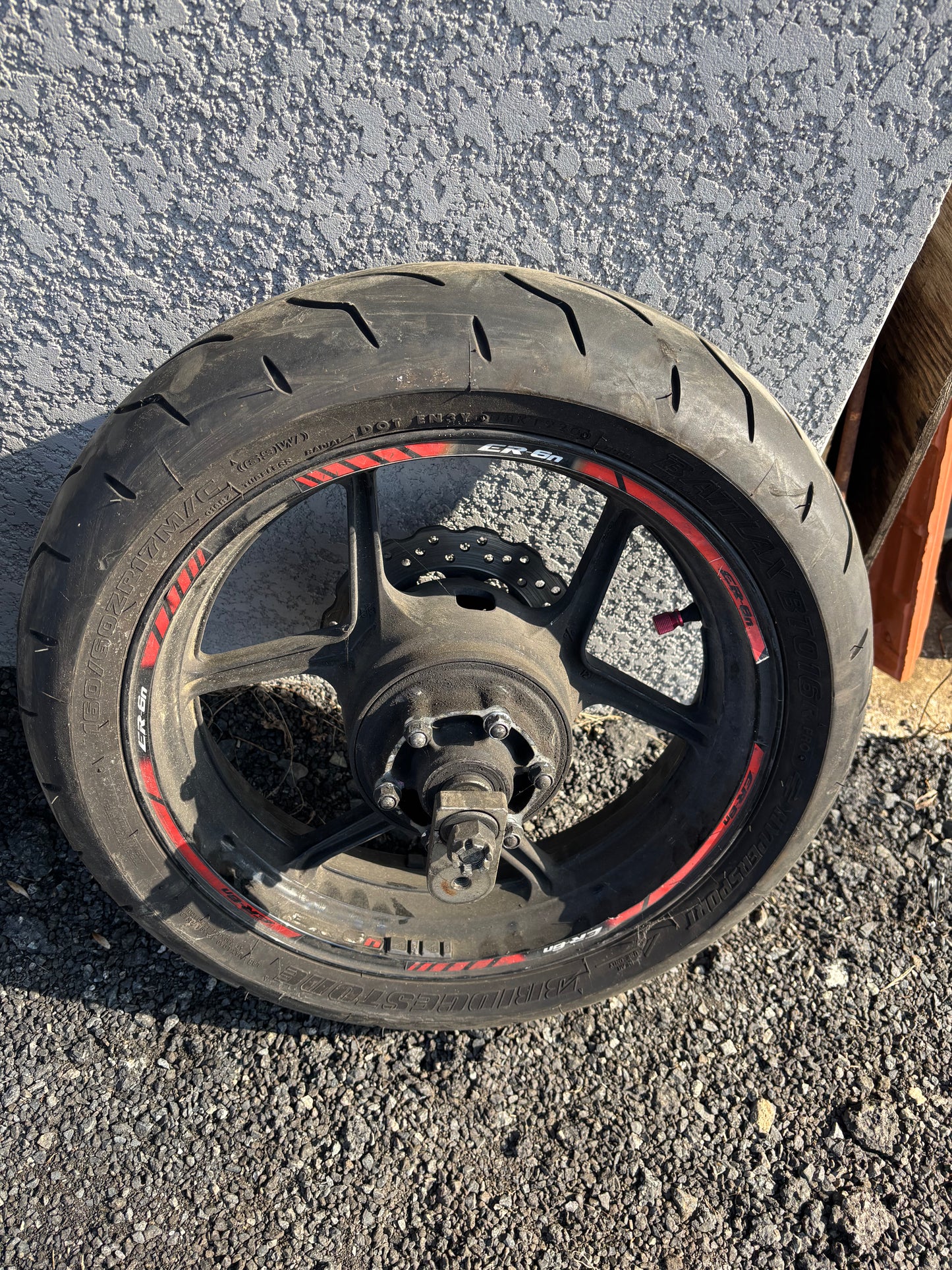 Roue arrière Kawasaki Er6n er6f 2005/2016