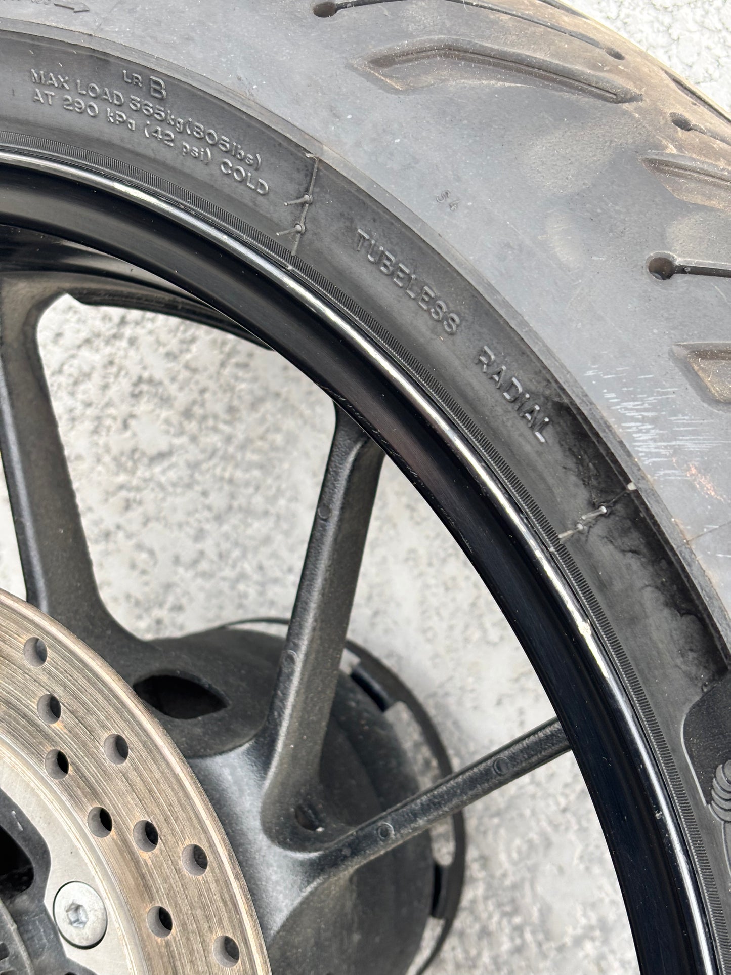 Roue jante disque avant arrière ABS Yamaha mt09 /tracer 2013-2020