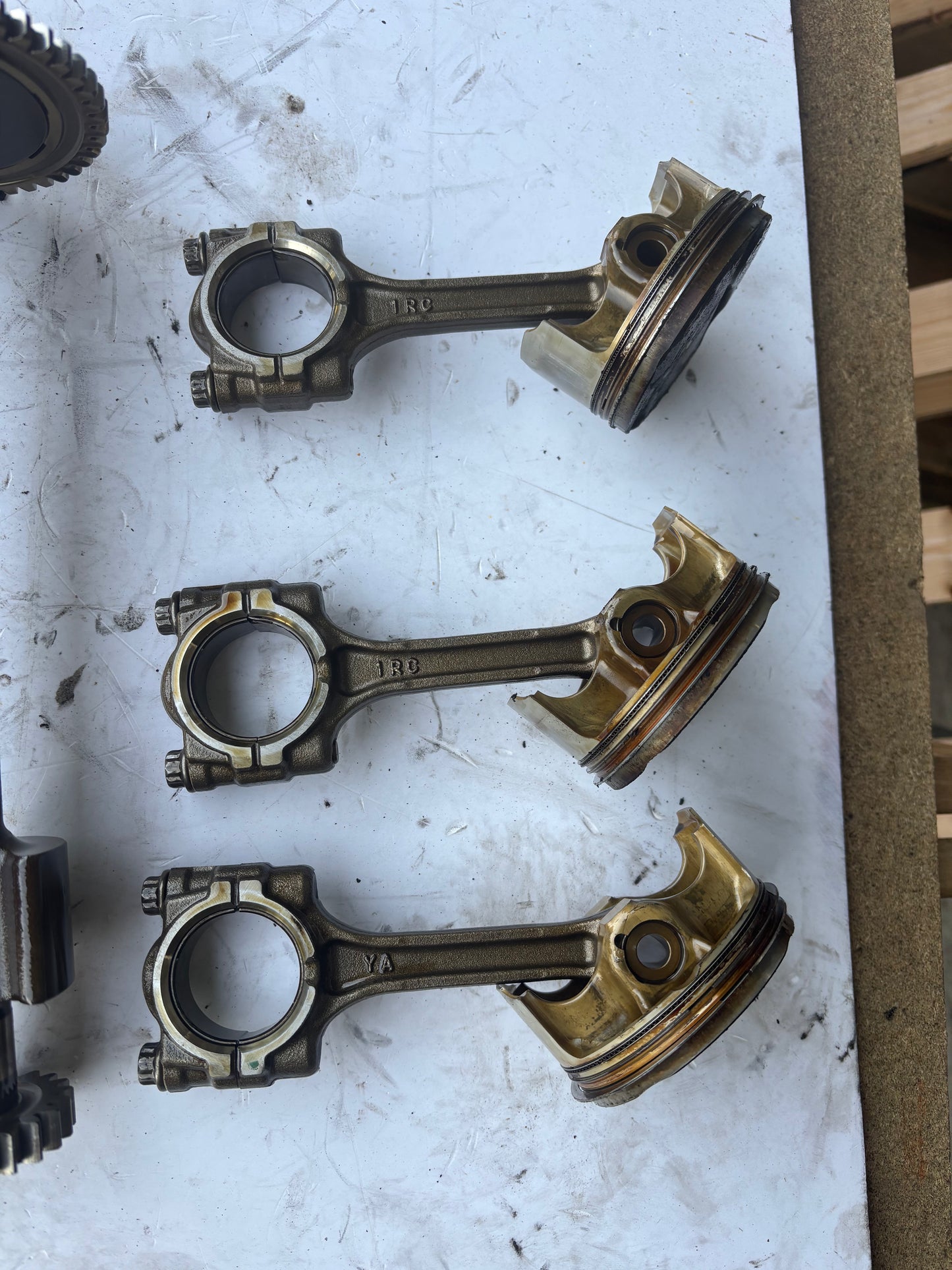 Crankshaft piston connecting rod assembly yamaha mt 09 2013-2020