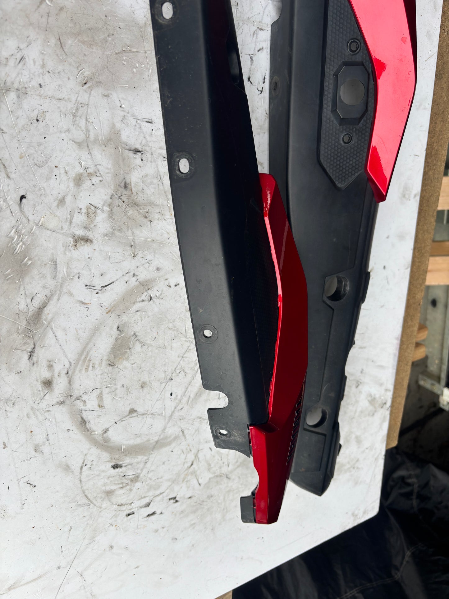 Paire carénage coque arrière yamaha tracer 900 2015/2017