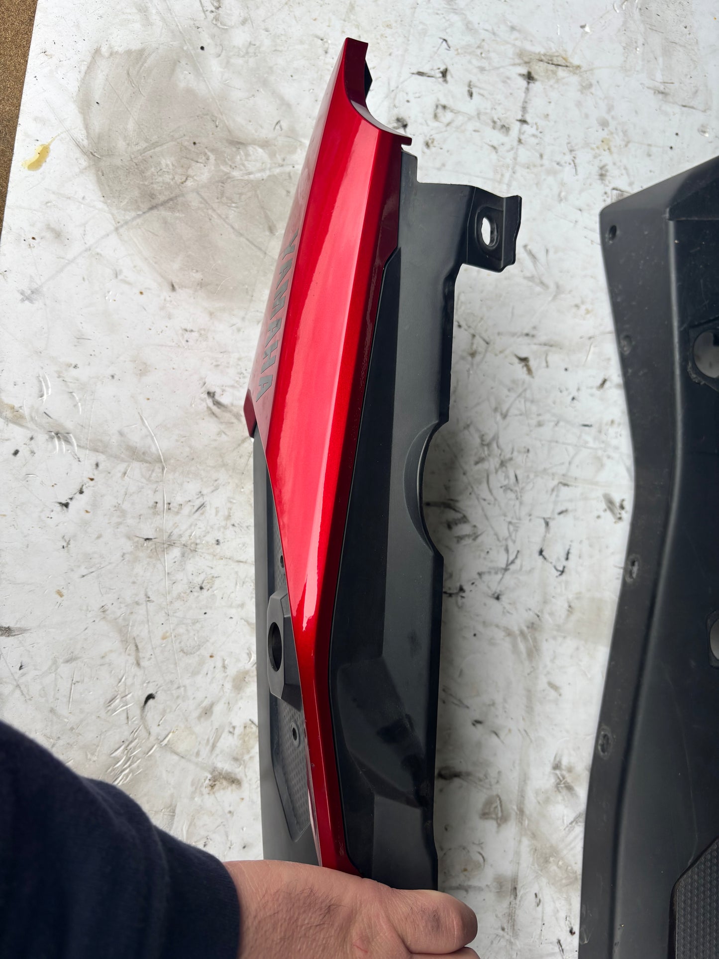 Paire carénage coque arrière yamaha tracer 900 2015/2017