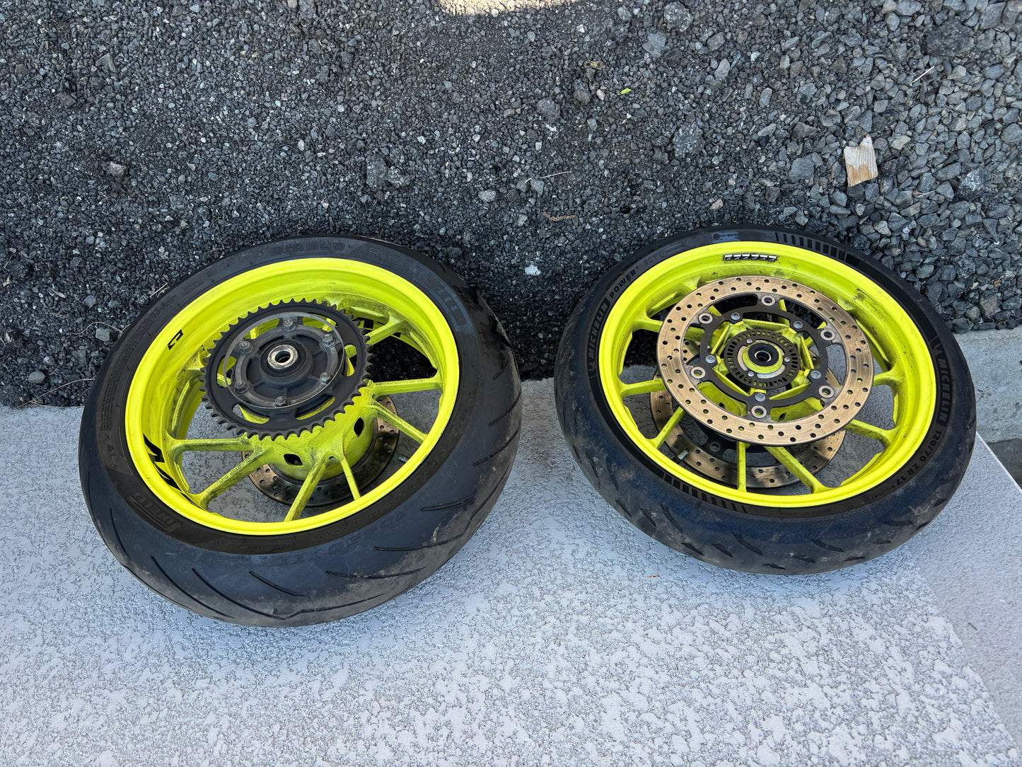 Roue jante disque avant arrière ABS Yamaha mt09 2013/2020