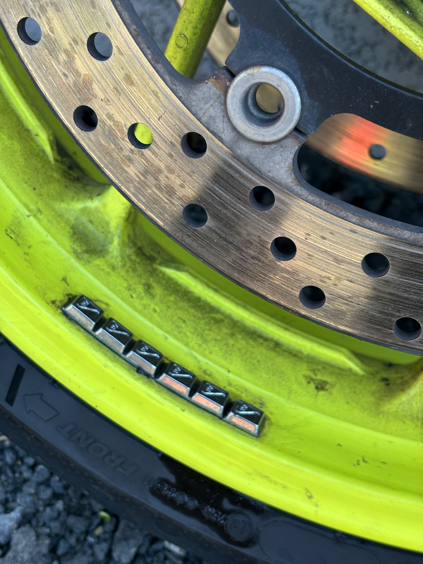 Roue jante disque avant arrière ABS Yamaha mt09 2013/2020