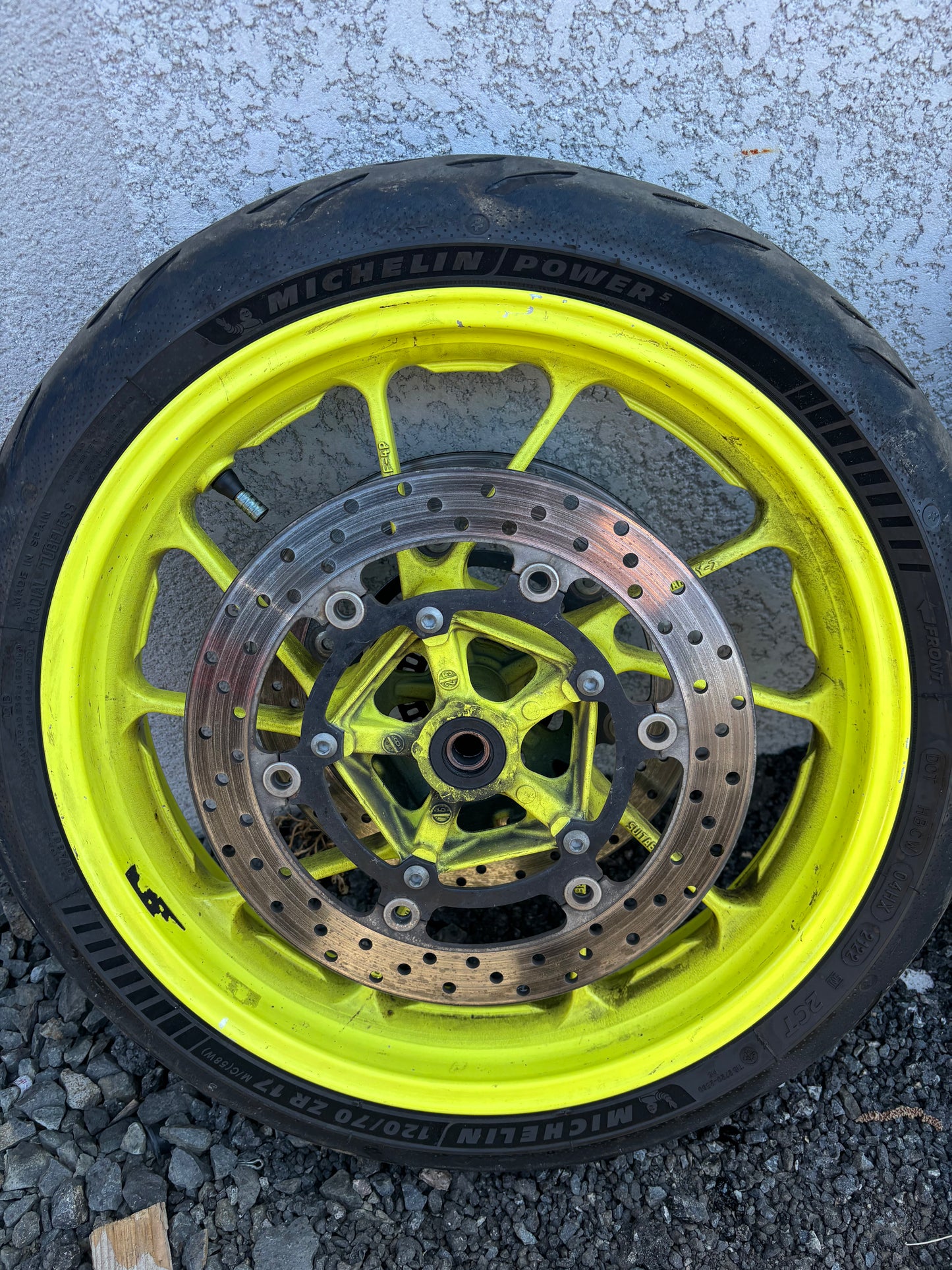 Roue jante disque avant arrière ABS Yamaha mt09 2013/2020