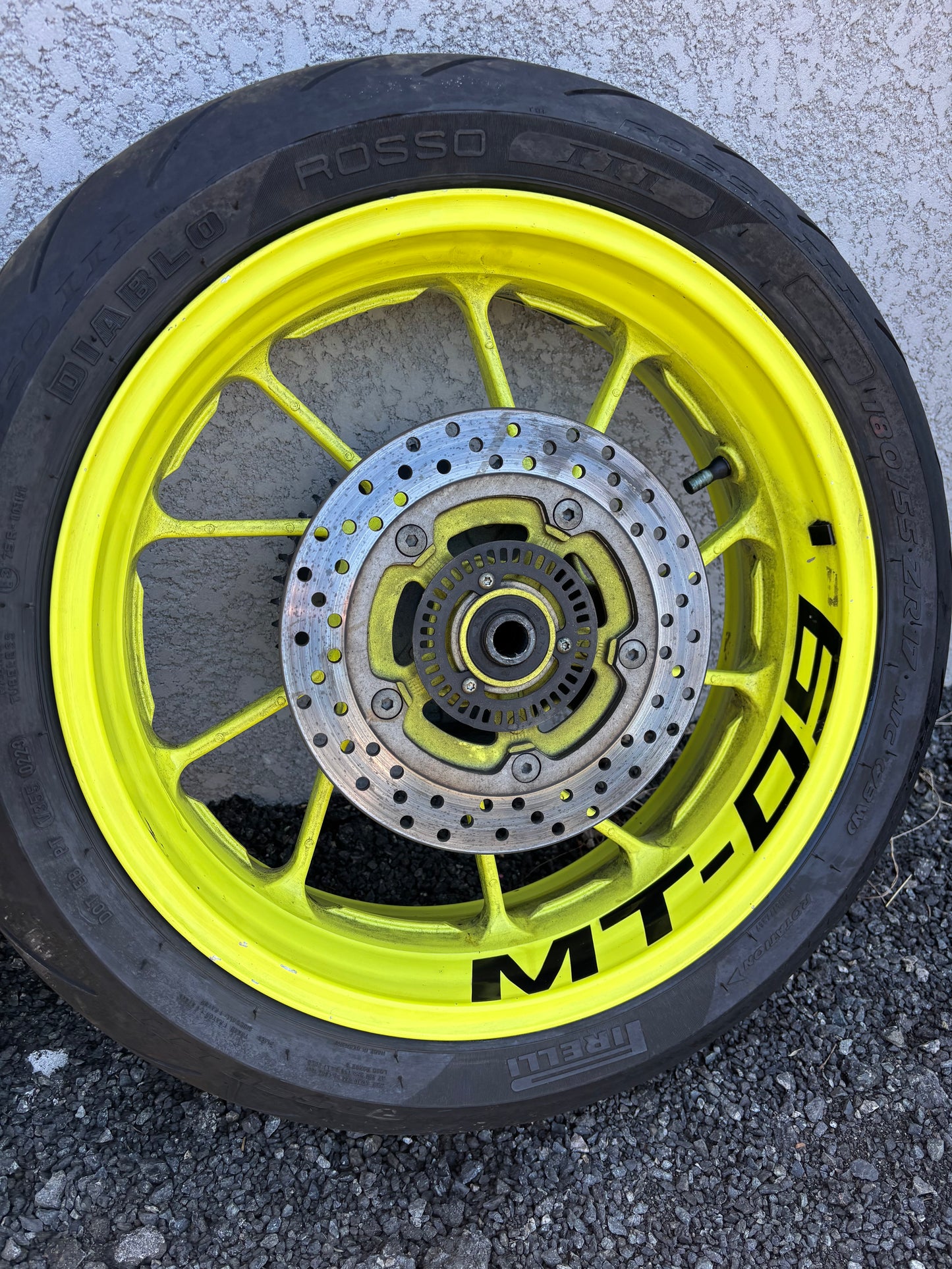 Roue jante disque avant arrière ABS Yamaha mt09 2013/2020