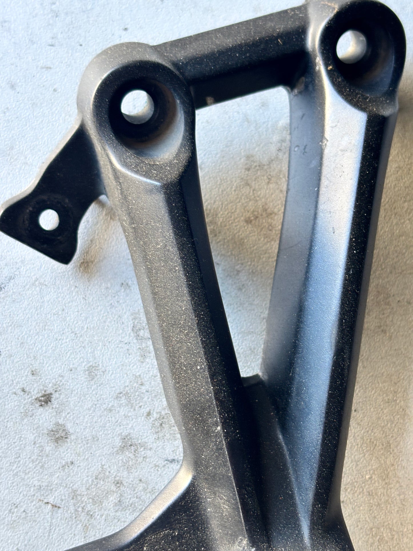 Paire platine cale pied arrière Yamaha mt09 2013/2020