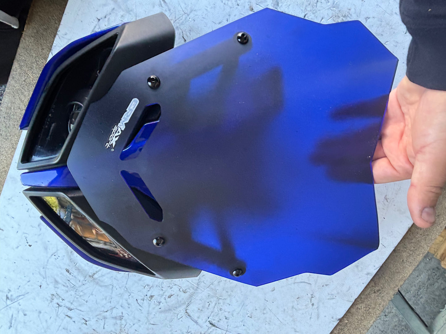 Bulle saute vent Yamaha mt09 ERMAX 2017/2020