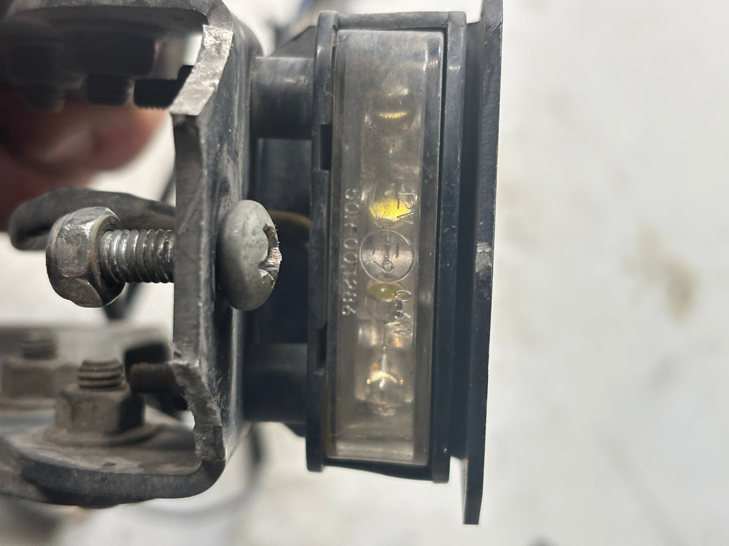 Support de plaque immatriculation court  Yamaha mt07 2014 à 2020