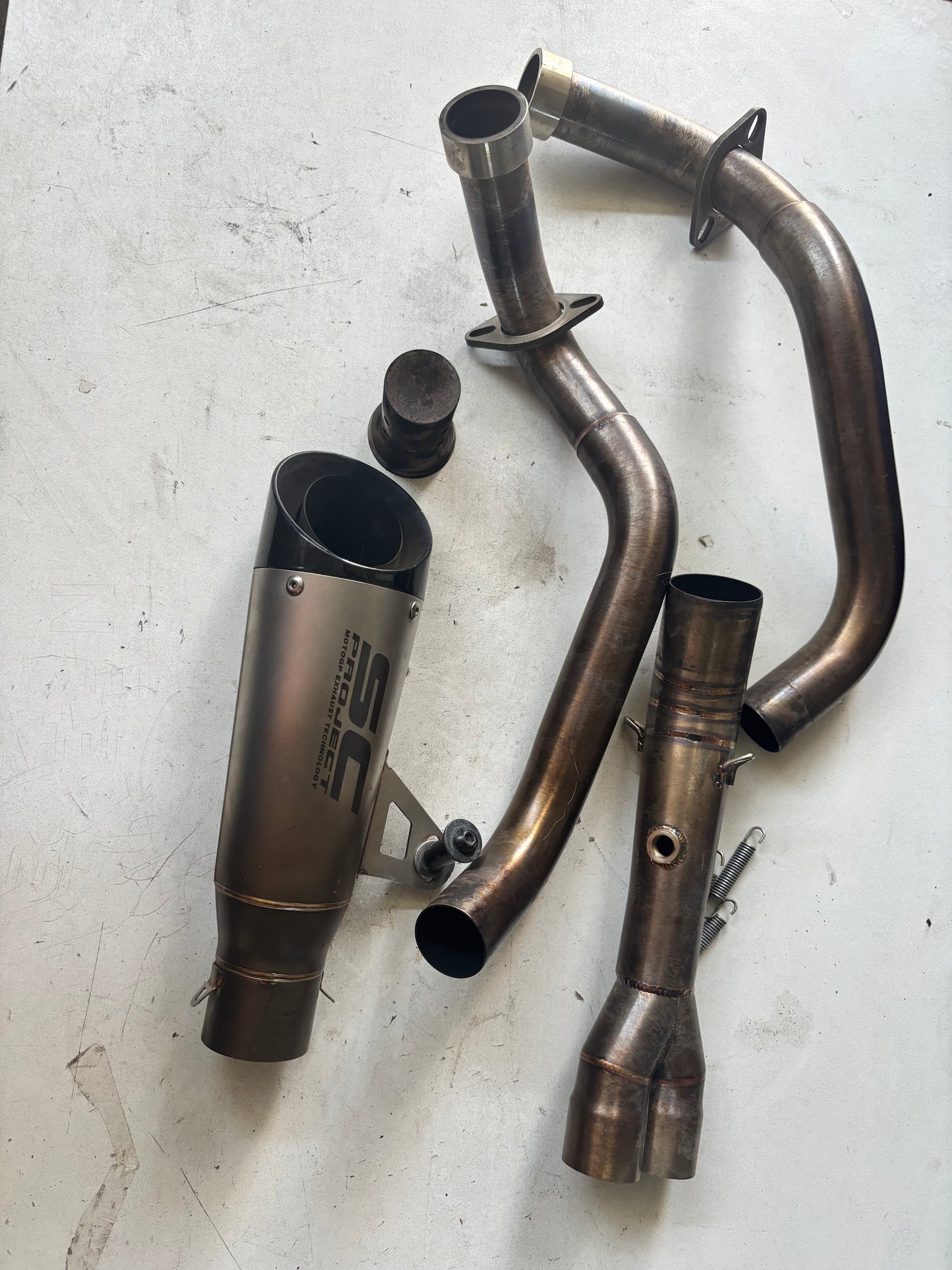 Ligne échappement sc project Yamaha mt07 mt-07 2014/2020