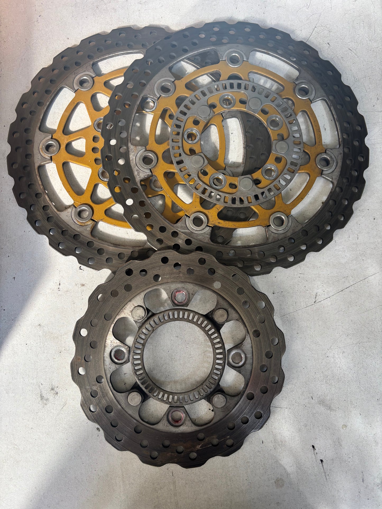 Disques de frein avant / arrière kawasaki er6n er6f sans abs 2005/2016