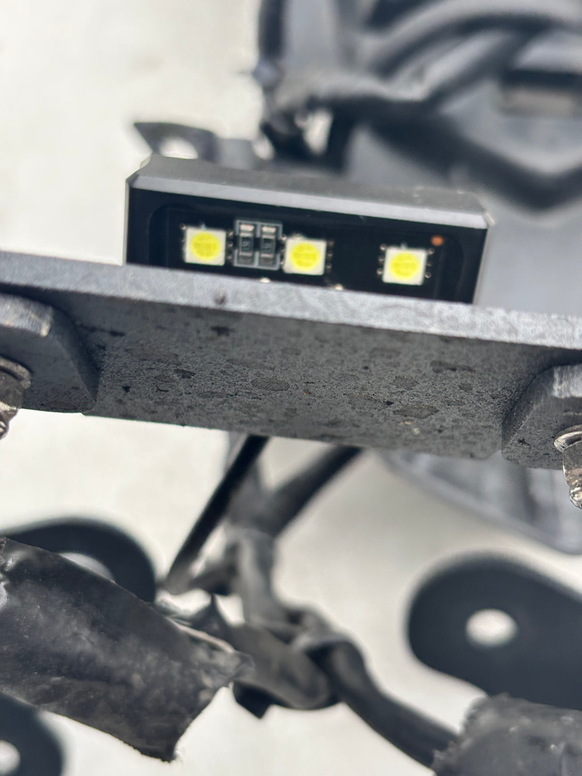Support plaque court immatriculation yamaha mt 09 mt-09 sp 2017- 2020