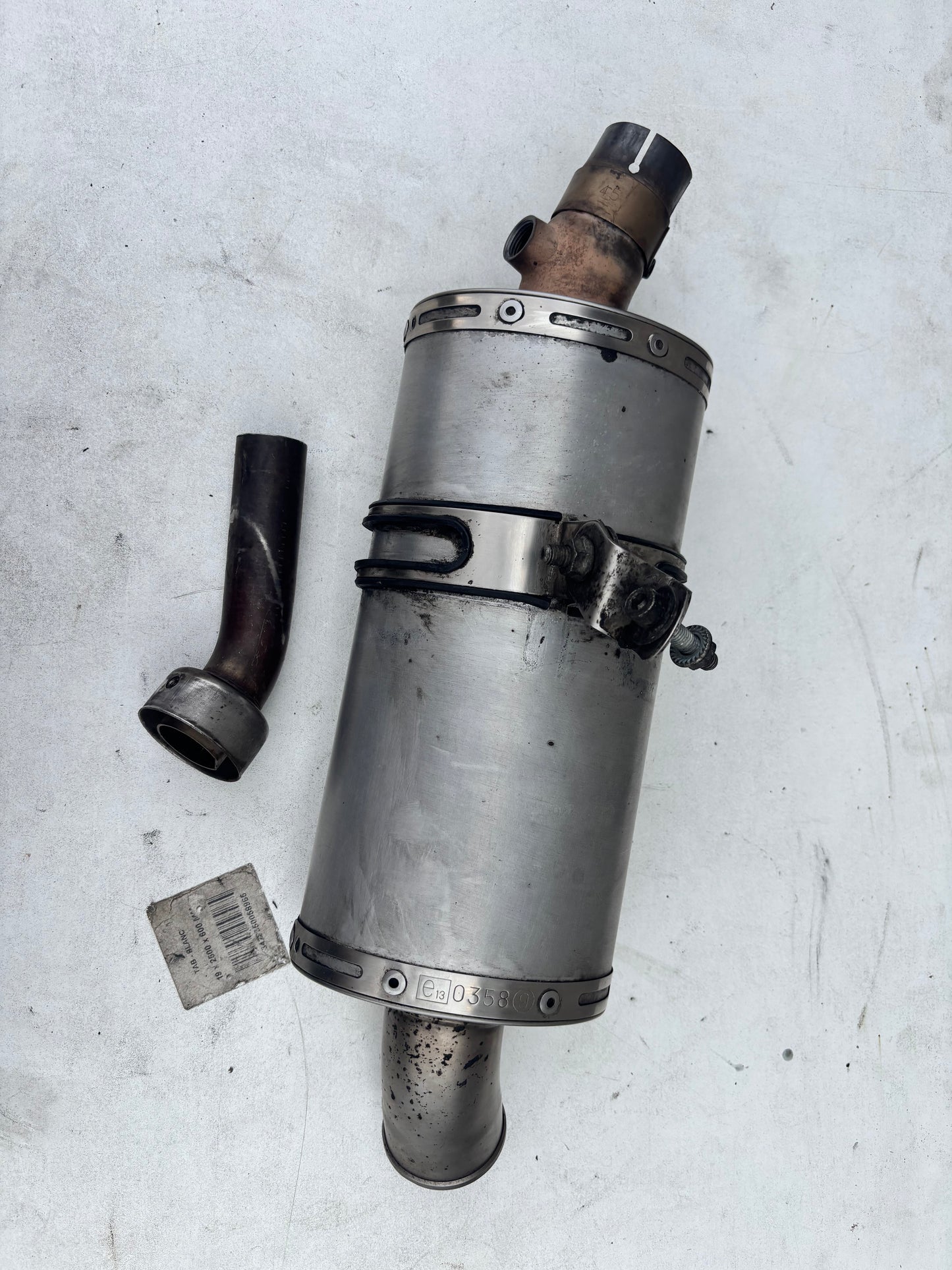 Pot silencieux échappement  Leovince SBK Kawasaki Er6n er6f er6 2005/2011