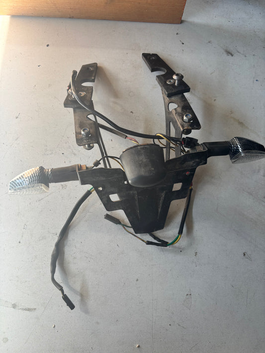 Support de plaque immatriculation court Kawasaki Er6n er6f 2005/2008
