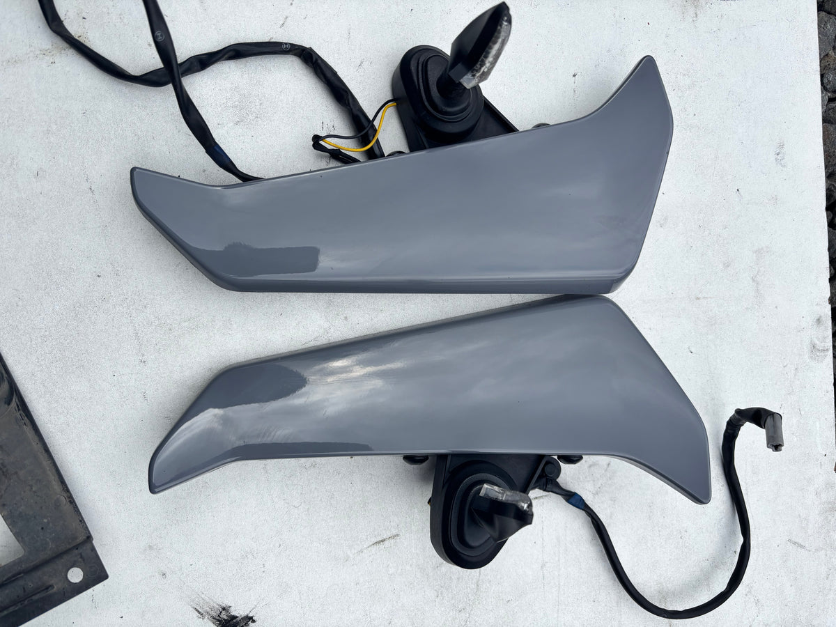 Paire écope protection radiateur support clignotant yamaha mt 09 2017- 2020