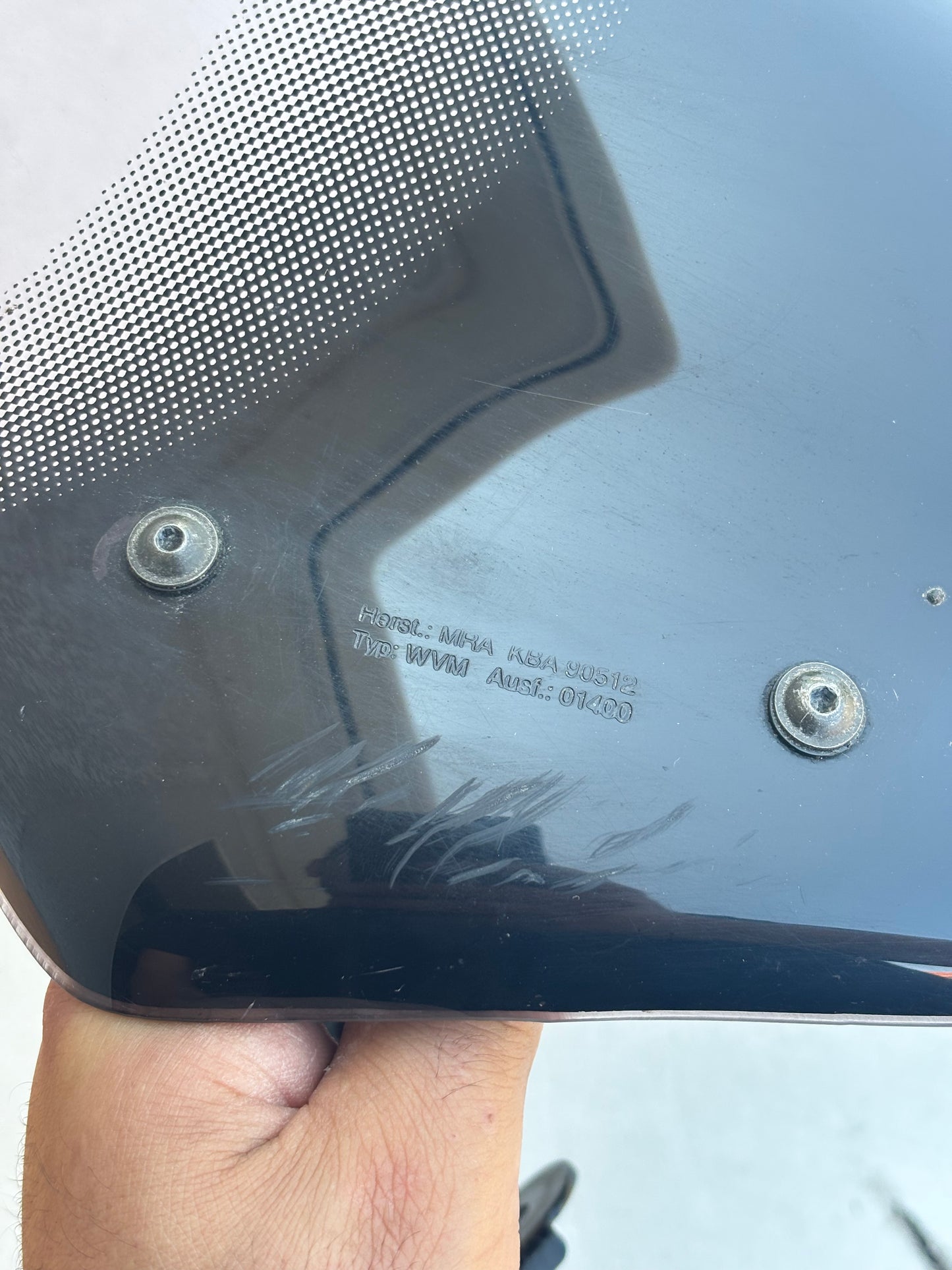Saute vent bulle MRA Kawasaki Er6n 2005/2008