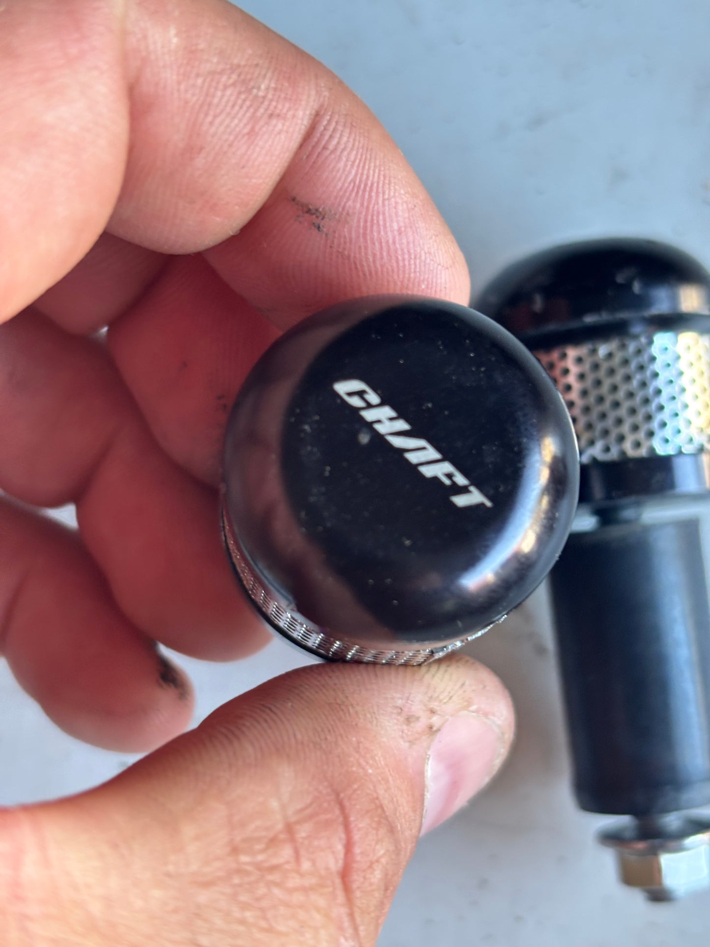 Embouts de guidon Kawasaki Er6F ER6N non origine chaft
